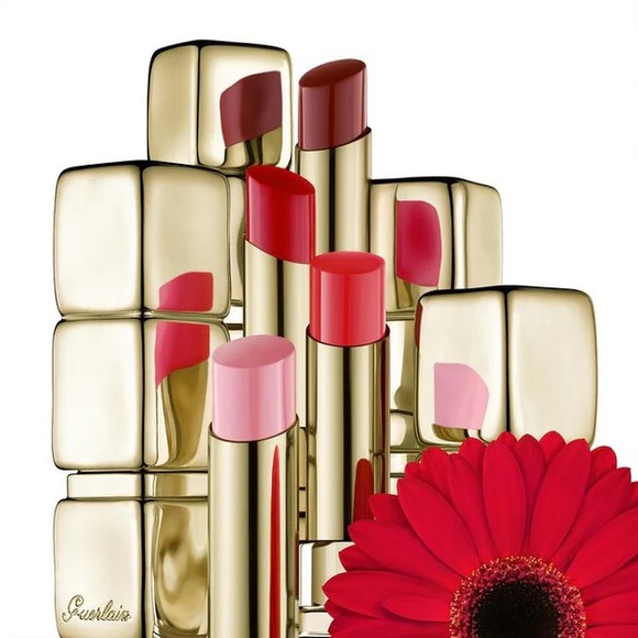 GUERLAIN KISS KISS SHINE BLOOM LIP COLOUR 729 DAISY RED